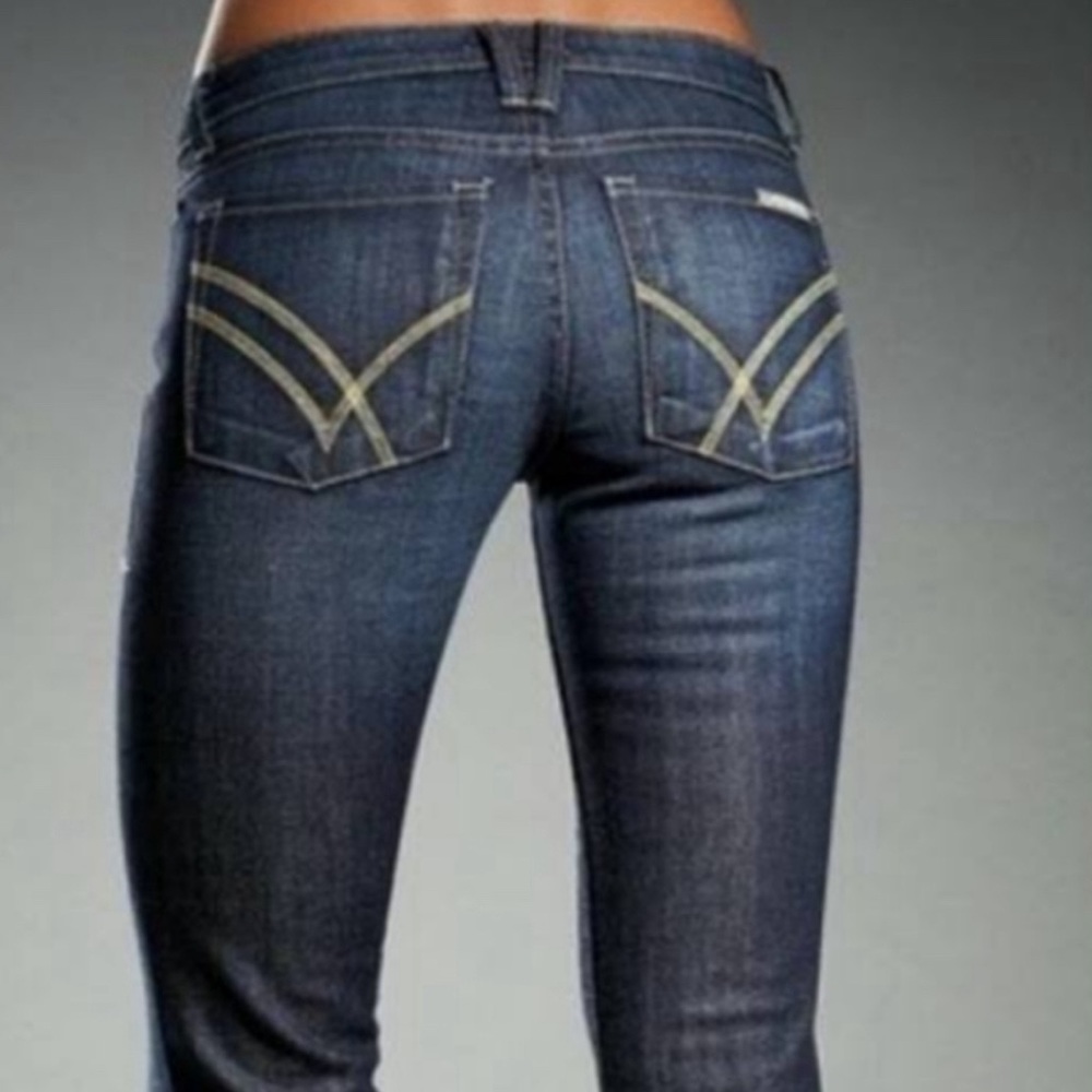 William Rast "Stella" Straight Leg Jeans w/Straight cuff 27